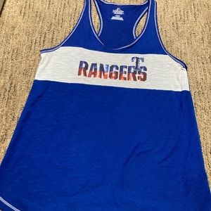 Ladies Texas Rangers size L tank top